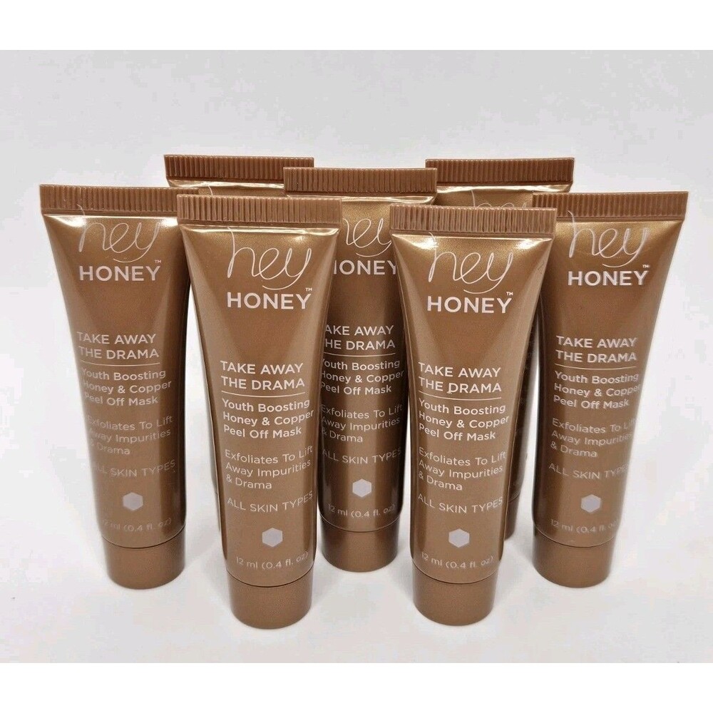Hey Honey Take Away The Drama Mask 12 ml LOT OF 7 New